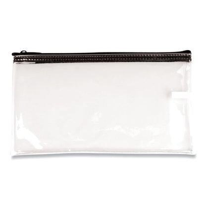 Multipurpose Zipper Bag, Polyvinyl Chloride (PVC), 11" x 6", Clear