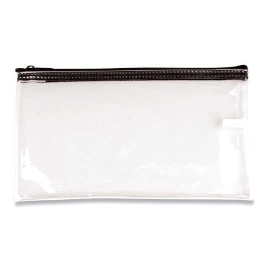 Multipurpose Zipper Bag, Polyvinyl Chloride (PVC), 11" x 6", Clear