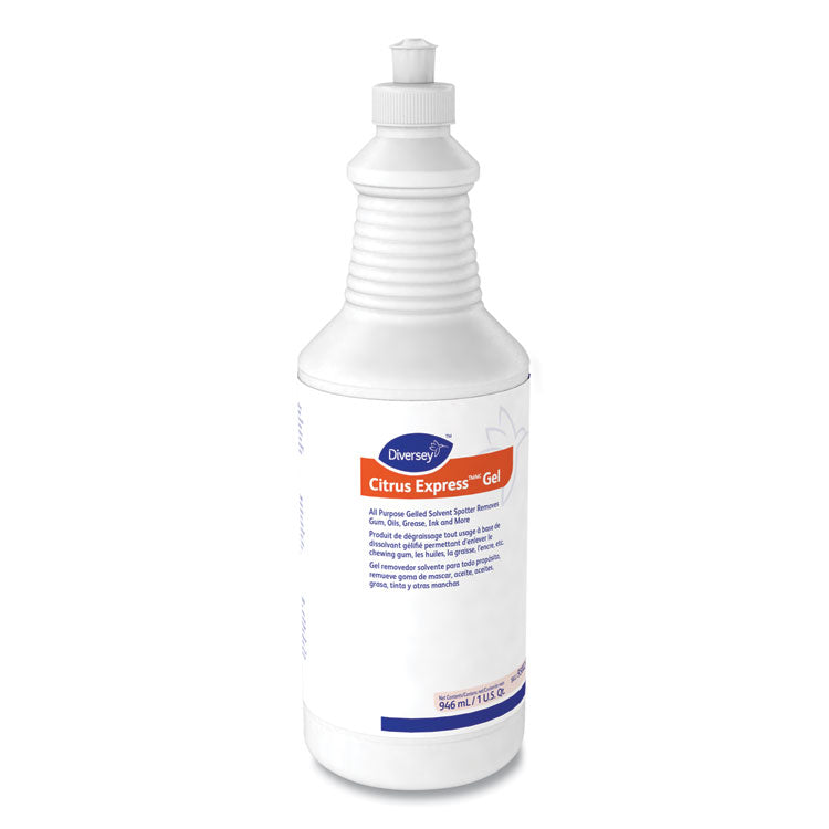 Citrus Express Gel Spotter, Citrus Scent, 32 oz Squeeze Bottle, 6/Carton