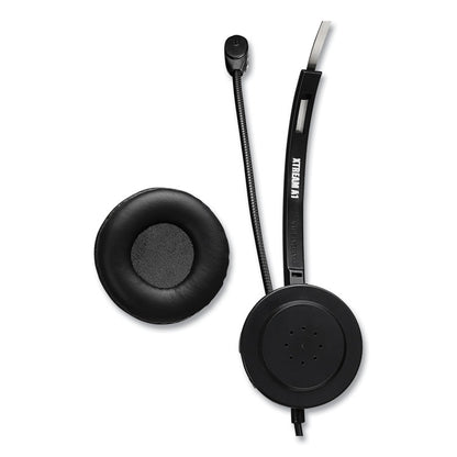 Xtream P1 Monaural Over the Head Headset with Microphone, Black