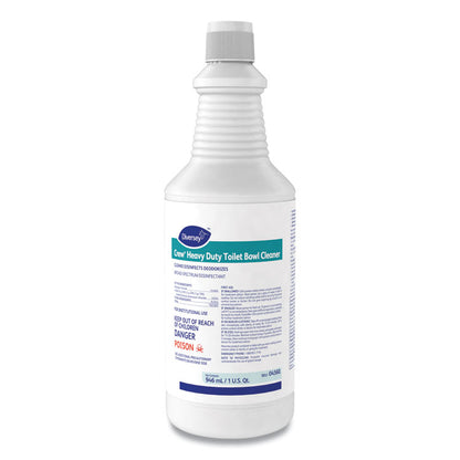 Crew Heavy Duty Toilet Bowl Cleaner, Minty Scent, 32 oz Squeeze Bottle, 12/Carton