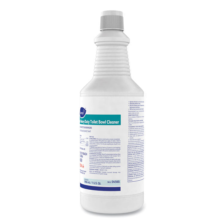 Crew Heavy Duty Toilet Bowl Cleaner, Minty Scent, 32 oz Squeeze Bottle, 12/Carton