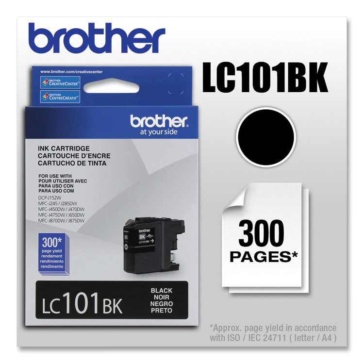 LC101BK Innobella Ink, 300 Page-Yield, Black