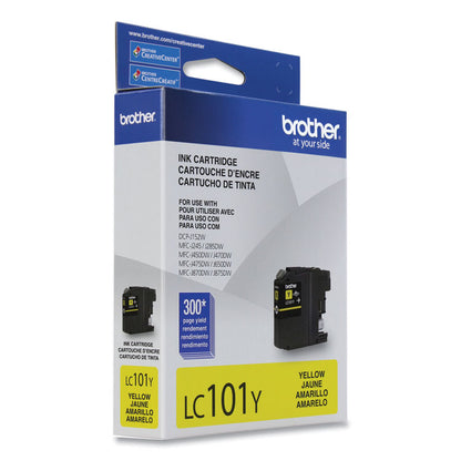 LC101Y Innobella Ink, 300 Page-Yield, Yellow