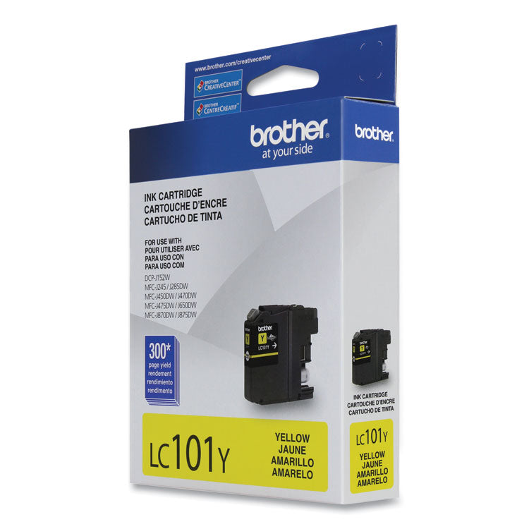 LC101Y Innobella Ink, 300 Page-Yield, Yellow