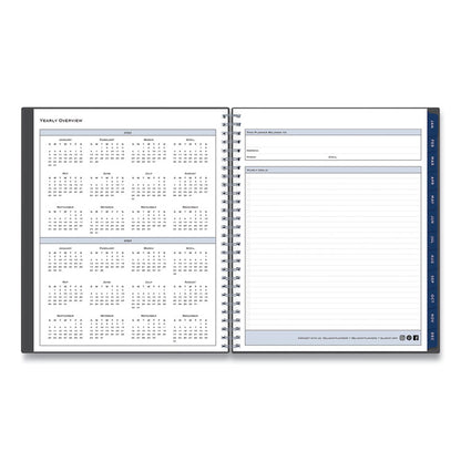 Passages Monthly Planner, 10 x 8, Charcoal Cover, 12-Month (Jan to Dec): 2026