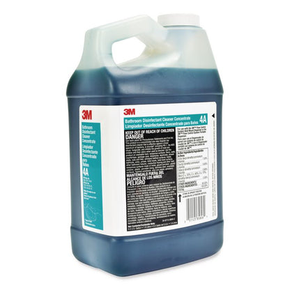 Bathroom Disinfectant Cleaner Concentrate 4A, Baby Powder Scent, 0.5 gal Bottle, 4/Carton