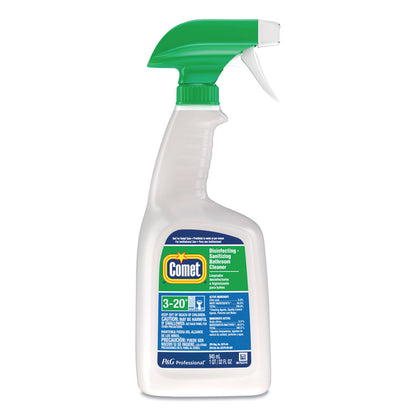 Disinfecting-Sanitizing Bathroom Cleaner, Citrus Scent, 32 oz Trigger Spray Bottle, 6/Carton