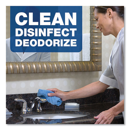 Disinfecting-Sanitizing Bathroom Cleaner, Citrus Scent, 32 oz Bottles, 8 Bottles and 2 Trigger Sprayers/Carton