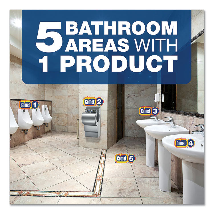 Disinfecting-Sanitizing Bathroom Cleaner, Citrus Scent, 32 oz Bottles, 8 Bottles and 2 Trigger Sprayers/Carton