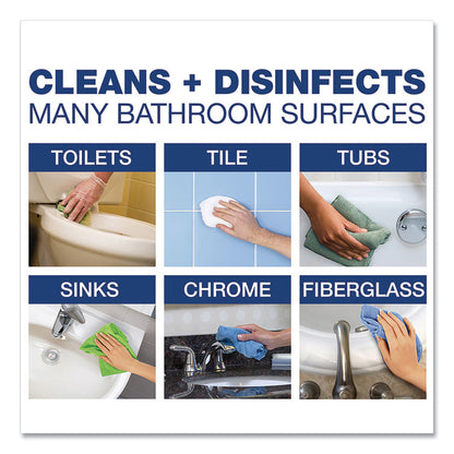 Disinfecting-Sanitizing Bathroom Cleaner, Citrus Scent, 1 gal Bottle, 3/Carton