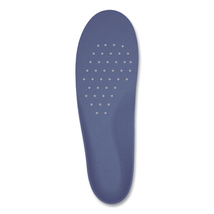 Pain Relief Extra Support Orthotic Insoles, Women, Women's Sizes 6 to 11, Gray/Blue/Orange/Yellow, Pair
