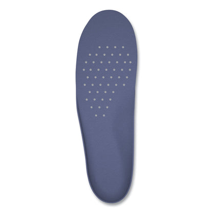 Pain Relief Orthotic Heavy Duty Support Insoles, Men, Men's Sizes 8 to 14, Gray/Blue/Orange/Yellow, Pair