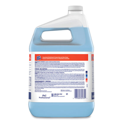 Disinfecting All-Purpose Spray and Glass Cleaner, Fresh Scent, Concentrated, 1 gal, 2/Carton