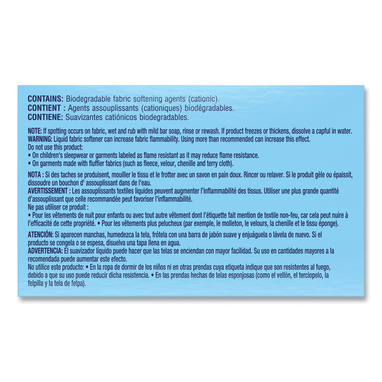 Coin Vend Liquid Fabric Softener, Single-Use Packet, April Fresh Scent, 156/Carton