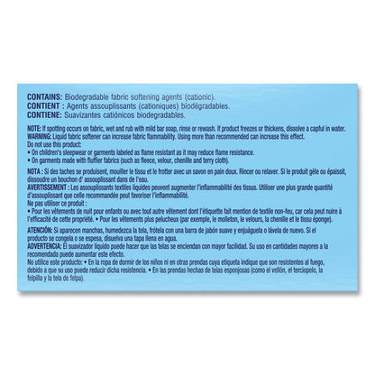 Coin Vend Liquid Fabric Softener, Single-Use Packet, April Fresh Scent, 156/Carton