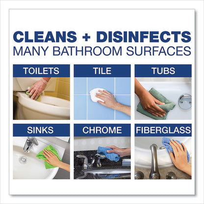 Disinfecting-Sanitizing Bathroom Cleaner, Citrus Scent, 1 gal Bottle