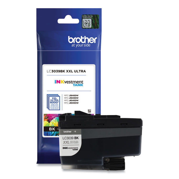 LC3039BKS INKvestment Ultra High-Yield Ink, 6,000 Page-Yield, Black