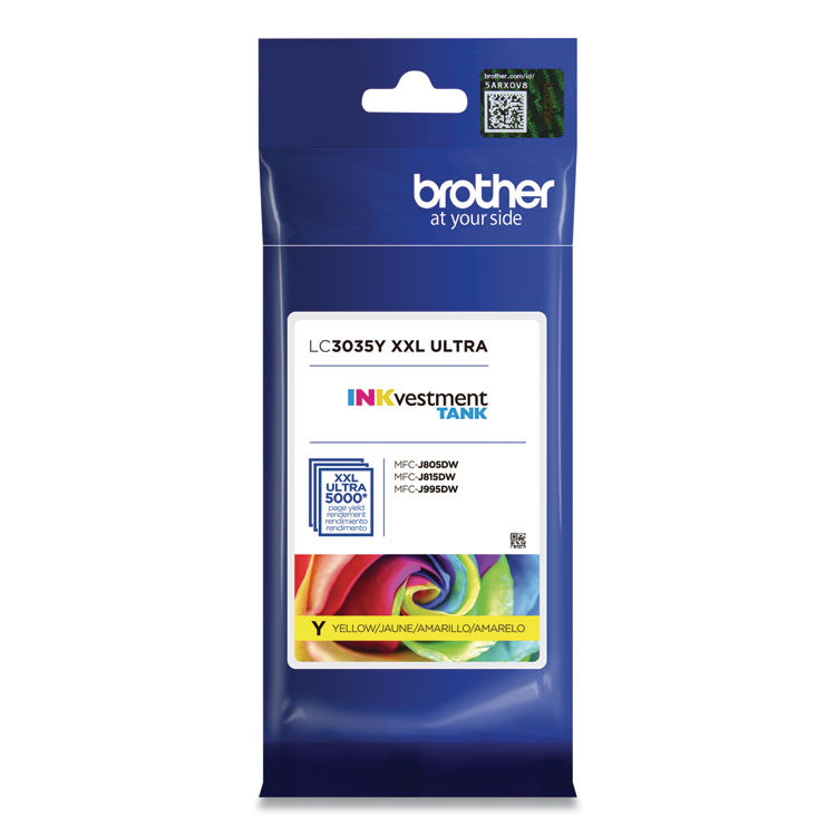 LC3035Y INKvestment Ultra High-Yield Ink, 5,000 Page-Yield, Yellow