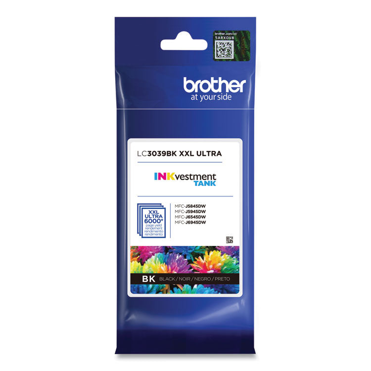 LC3039BKS INKvestment Ultra High-Yield Ink, 6,000 Page-Yield, Black