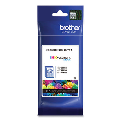 LC3039BKS INKvestment Ultra High-Yield Ink, 6,000 Page-Yield, Black