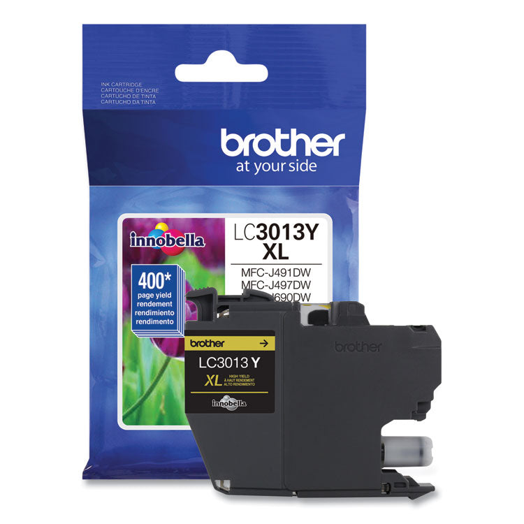 LC3013Y High-Yield Ink, 400 Page-Yield, Yellow