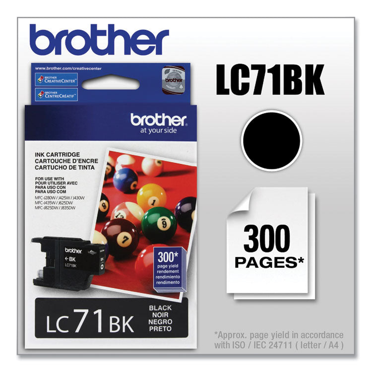 LC71BKS Innobella Ink, 300 Page-Yield, Black