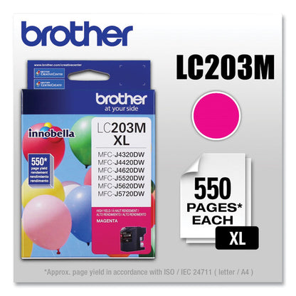LC203M Innobella High-Yield Ink, 550 Page-Yield, Magenta