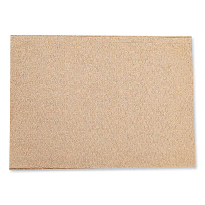 Valay Interfolded Napkins, 1-Ply, 6.3 x 8.85, Kraft, 6,000/Carton