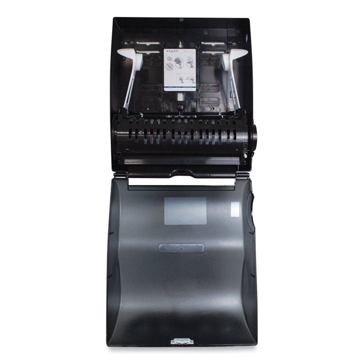 Valay 10 Inch Roll Towel Dispenser, 13.25 x 9 x 14.25, Black