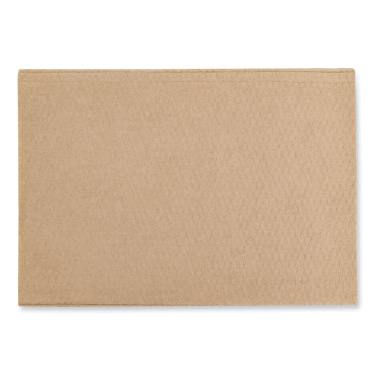 Valay Interfolded Napkins, 2-Ply, 6.5 x 8.25, Kraft, 6,000/Carton