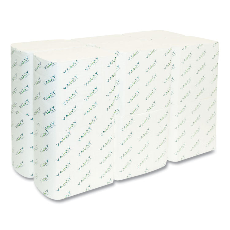 Valay Interfolded Napkins, 1-Ply, White, 6.5 x 8.25, 6,000/Carton