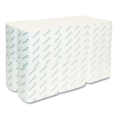 Valay Interfolded Napkins, 1-Ply, White, 6.5 x 8.25, 6,000/Carton