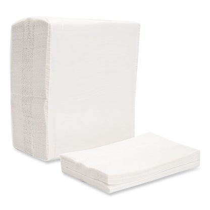 Morsoft Dispenser Napkins, 1-Ply, 6 x 13, White, 500/Pack, 20 Packs/Carton