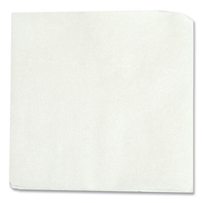 Morsoft Beverage Napkins, 1-Ply, 9 x 9, White, 500/Pack, 8 Packs/Carton