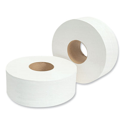 Jumbo Bath Tissue, Septic Safe, 2-Ply, 3.3" x 1,000 ft, White, 12 Rolls/Carton