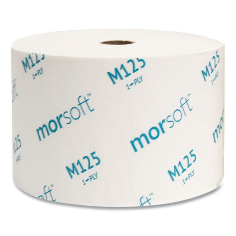 Small Core Bath Tissue, Septic Safe, 1-Ply, White, 2,500 Sheets/Roll, 24 Rolls/Carton