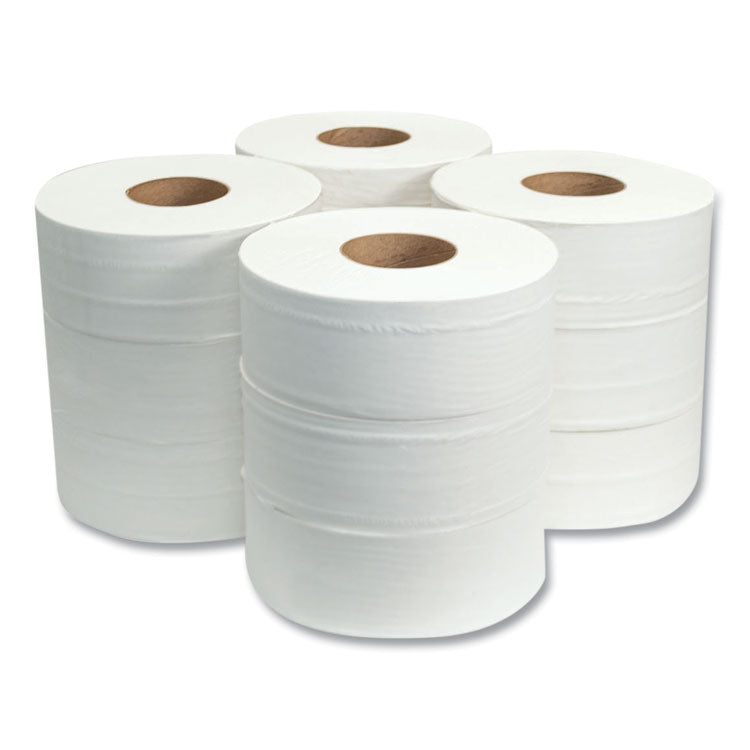 Jumbo Bath Tissue, Septic Safe, 2-Ply, 3.3" x 1,000 ft, White, 12 Rolls/Carton