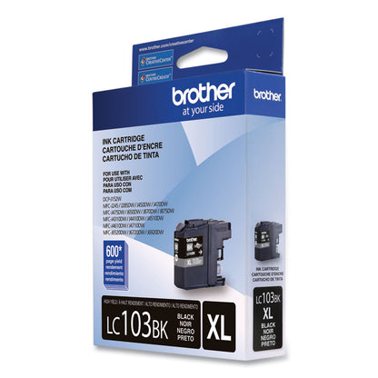 LC103BK Innobella High-Yield Ink, 600 Page-Yield, Black