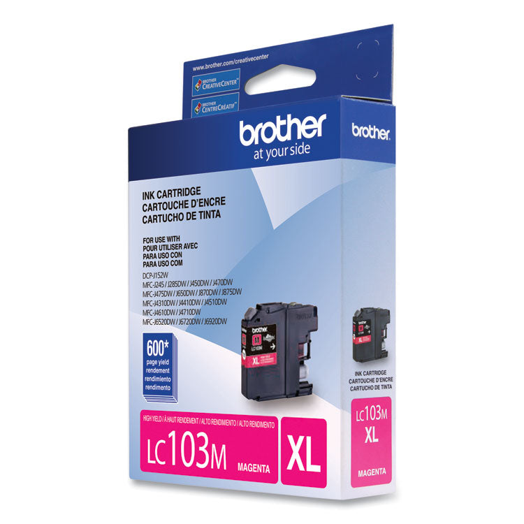 LC103M Innobella High-Yield Ink, 600 Page-Yield, Magenta