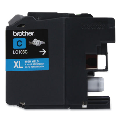 LC103C Innobella High-Yield Ink, 600 Page-Yield, Cyan