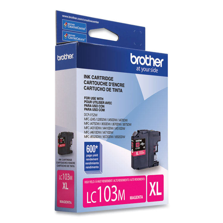 LC103M Innobella High-Yield Ink, 600 Page-Yield, Magenta