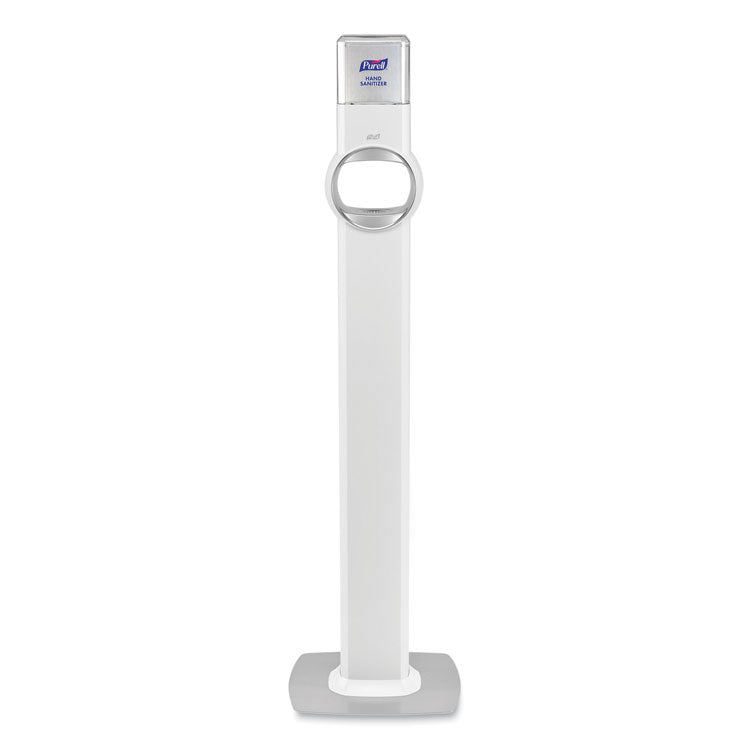 FS8 Floor Stand Dispenser with Energy-on-the-Refill and SMARTLINK Capability, 12.75 x 11.25 x 39, White