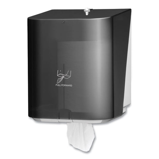 In-Sight Sr. Center Pull Dispenser, 10.65 x 10 x 12.5, Smoke