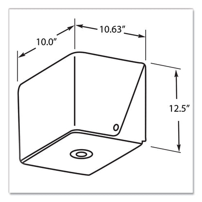In-Sight Sr. Center Pull Dispenser, 10.65 x 10 x 12.5, Smoke