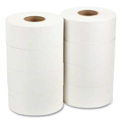 envision Jumbo Jr. Bathroom Tissue Roll, Septic Safe, 2-Ply, 3.3" x 1,000 ft, White, 8 Rolls/Carton