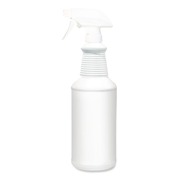 Water Only Spray Bottle, 32 oz, White, 12/Carton