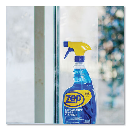 Streak-Free Glass Cleaner, 32 oz Spray Bottle, 12/Carton