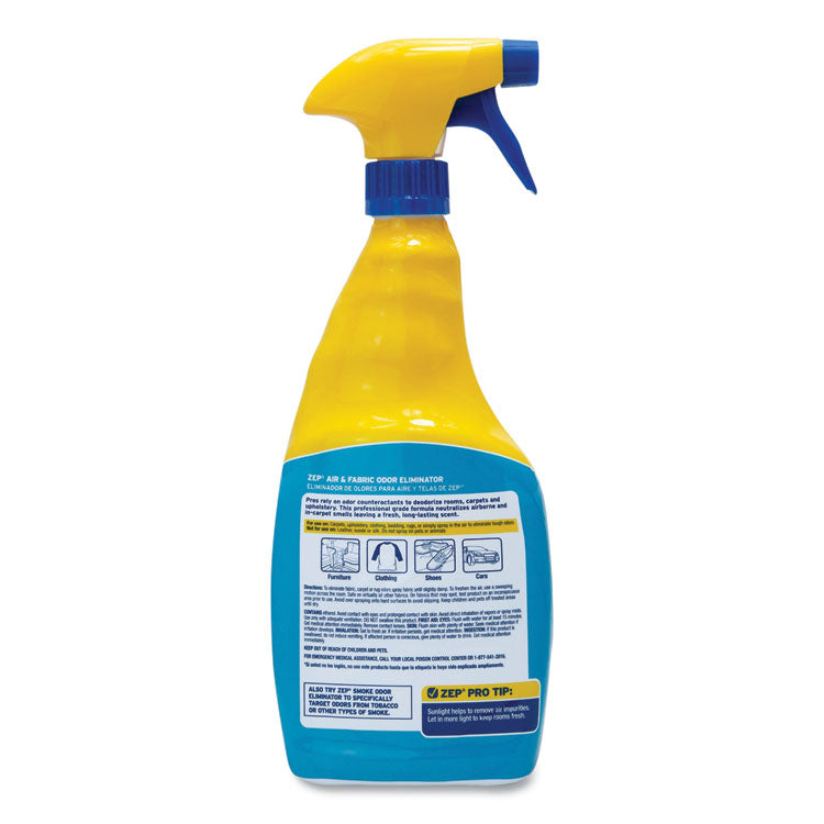 Air and Fabric Odor Eliminator, Fresh, 32 oz Bottle, 12/Carton