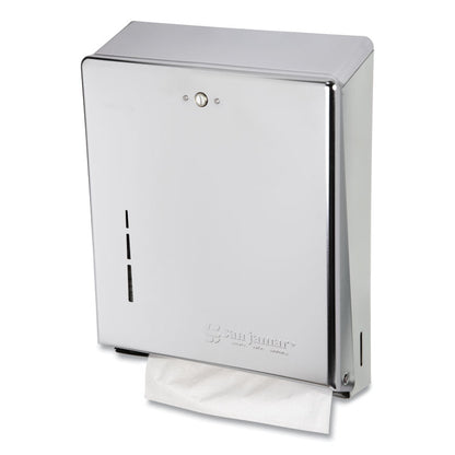 C-Fold/Multifold Towel Dispenser, 11.38 x 4 x 14.75, Chrome